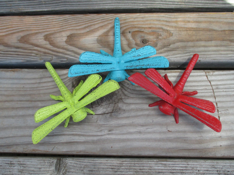 Dragonfly Cast Iron Shabby Chic Paperweight