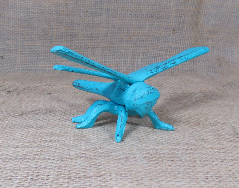Dragonfly Cast Iron Shabby Chic Paperweight