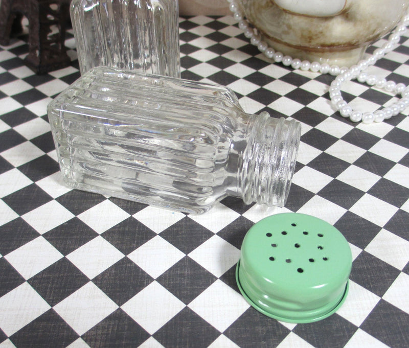 Salt & Pepper Shakers with Painted Tops