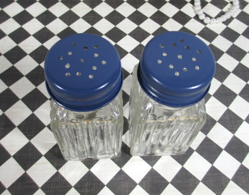 Sugar Dispenser and Salt & Pepper Shakers Set with Painted tops