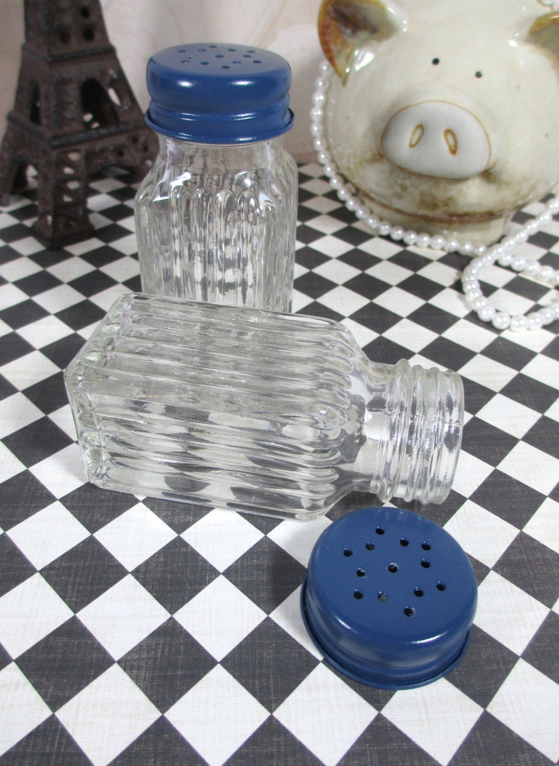Sugar Dispenser and Salt & Pepper Shakers Set with Painted tops